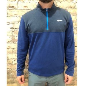 Blue and blue/grey two tone Nike Golf pull over